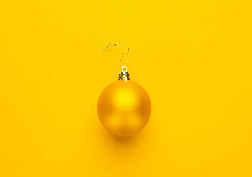 Christmas ornaments background.